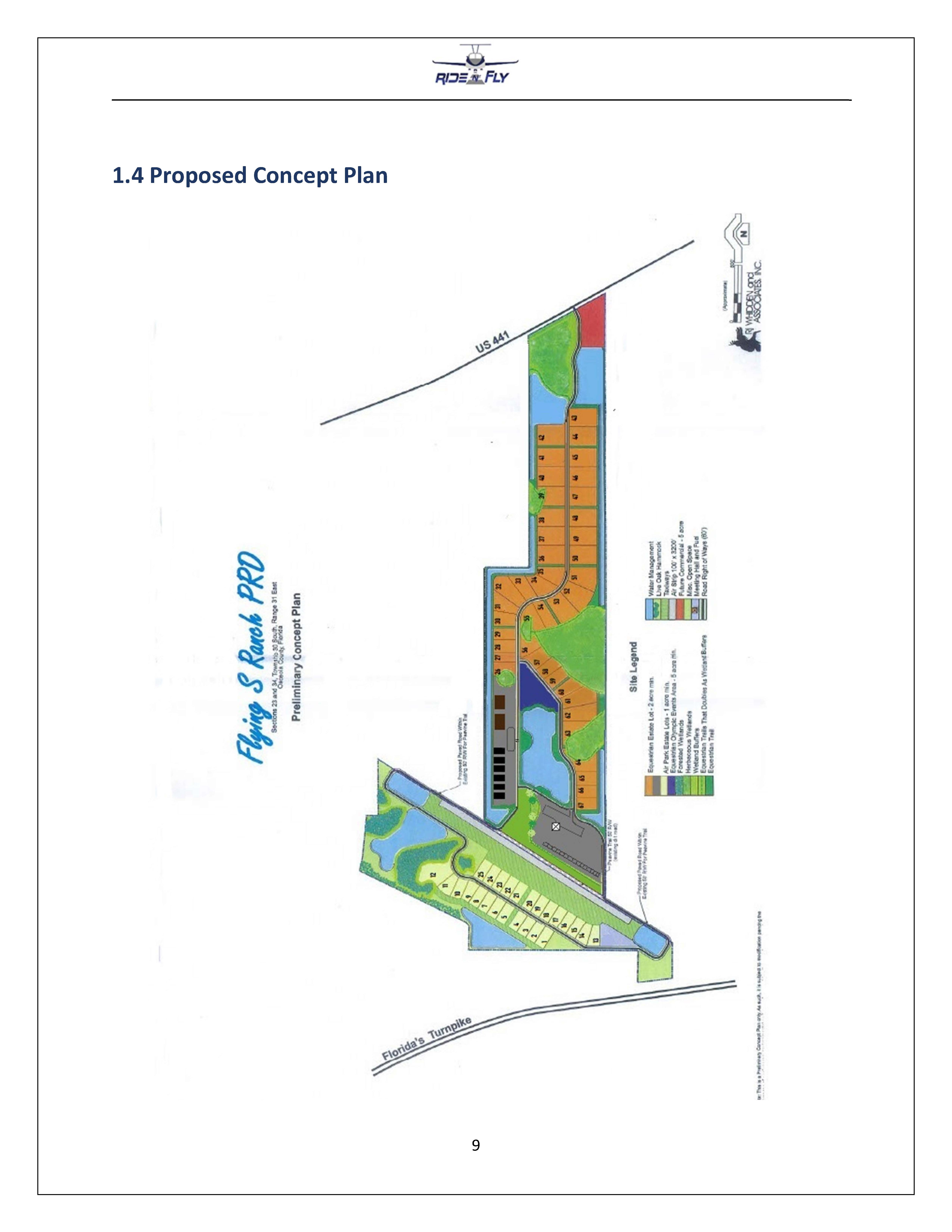 "Ride N Fly" 3D Concrete Printed Air Park in Florida: Site Plan Concept